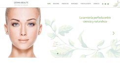 Desktop Screenshot of dermabeaute.com